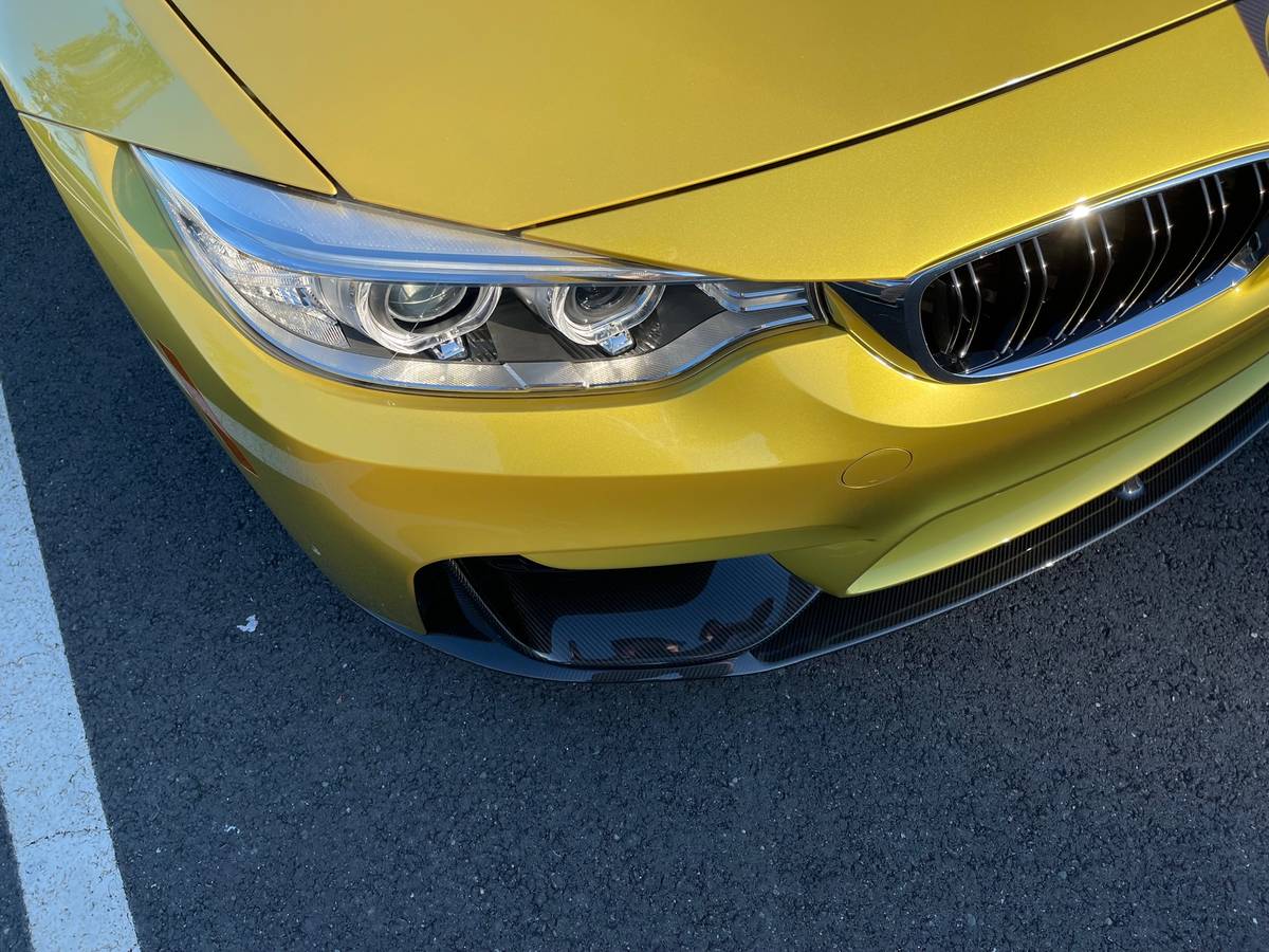 BMW F80 M3 M4 M Performance STYLE CARBON FIBER Front Bumper Lip + Splitter Kit