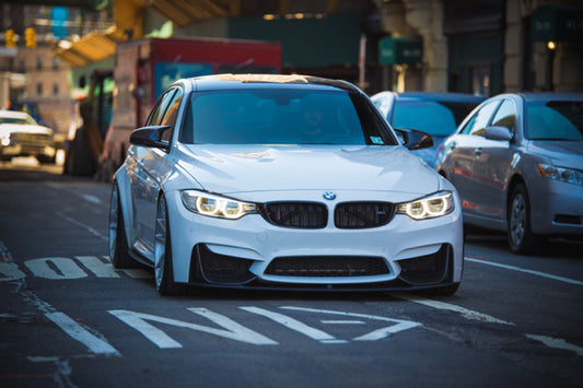 BMW F80 M3 M4 M Performance STYLE CARBON FIBER Front Bumper Lip + Splitter Kit