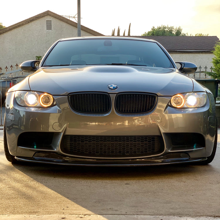 BMW E90 E92 E93 Pre-Drilled M3 GTS Style Carbon Fiber Front Lip