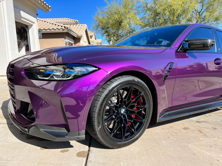 BMW G80 M3 M4 M Performance STYLE CARBON FIBER 3 Pieces Front Lip Kit