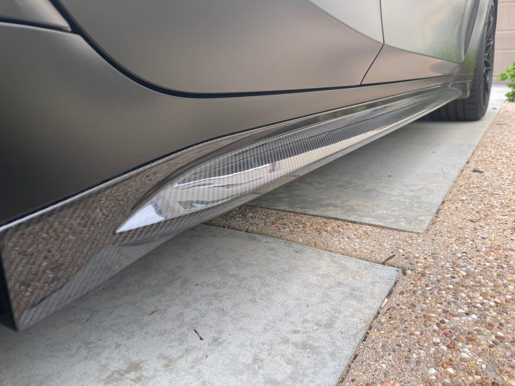 BMW G80 G82 M3 M4 OEM STYLE DRY CARBON FIBER Side Skirt