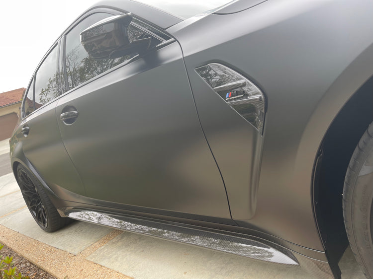 BMW G80 G82 M3 M4 OEM STYLE DRY CARBON FIBER Side Skirt