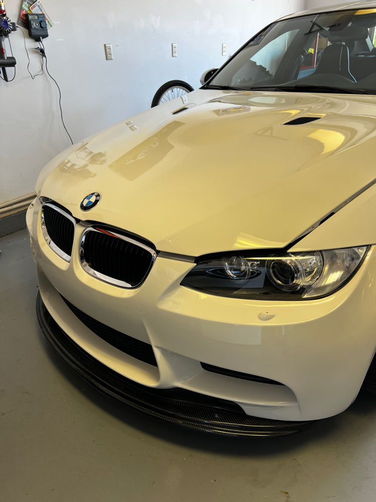 BMW E90 E92 E93 Pre-Drilled M3 GTS Style Carbon Fiber Front Lip