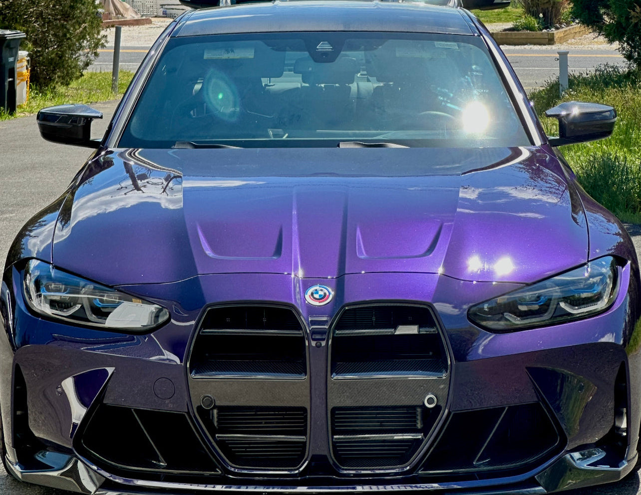 BMW G8X M3/M4 GT3 STYLE CARBON FIBER FRONT GRILL REPLACEMENT - G80/G82/G83