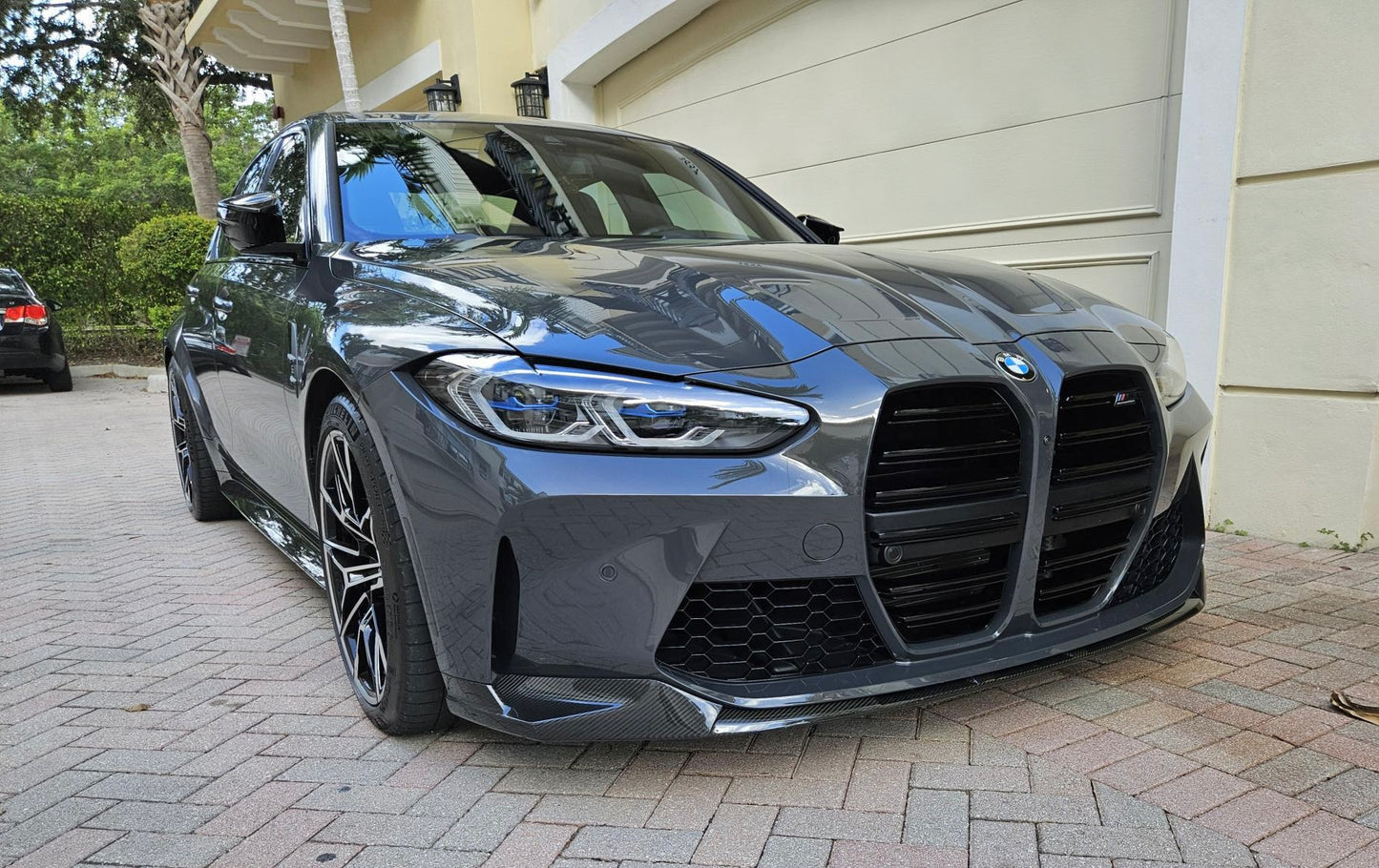 BMW G80 M3 M4 M Performance STYLE CARBON FIBER 3 Pieces Front Lip Kit