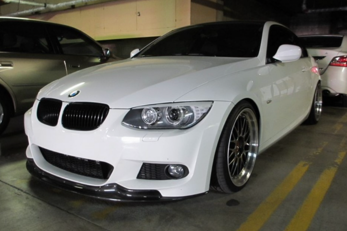 BMW E92 E93 LCI M-Sport/M-Tech AK Style Full Carbon Fiber Front Lip