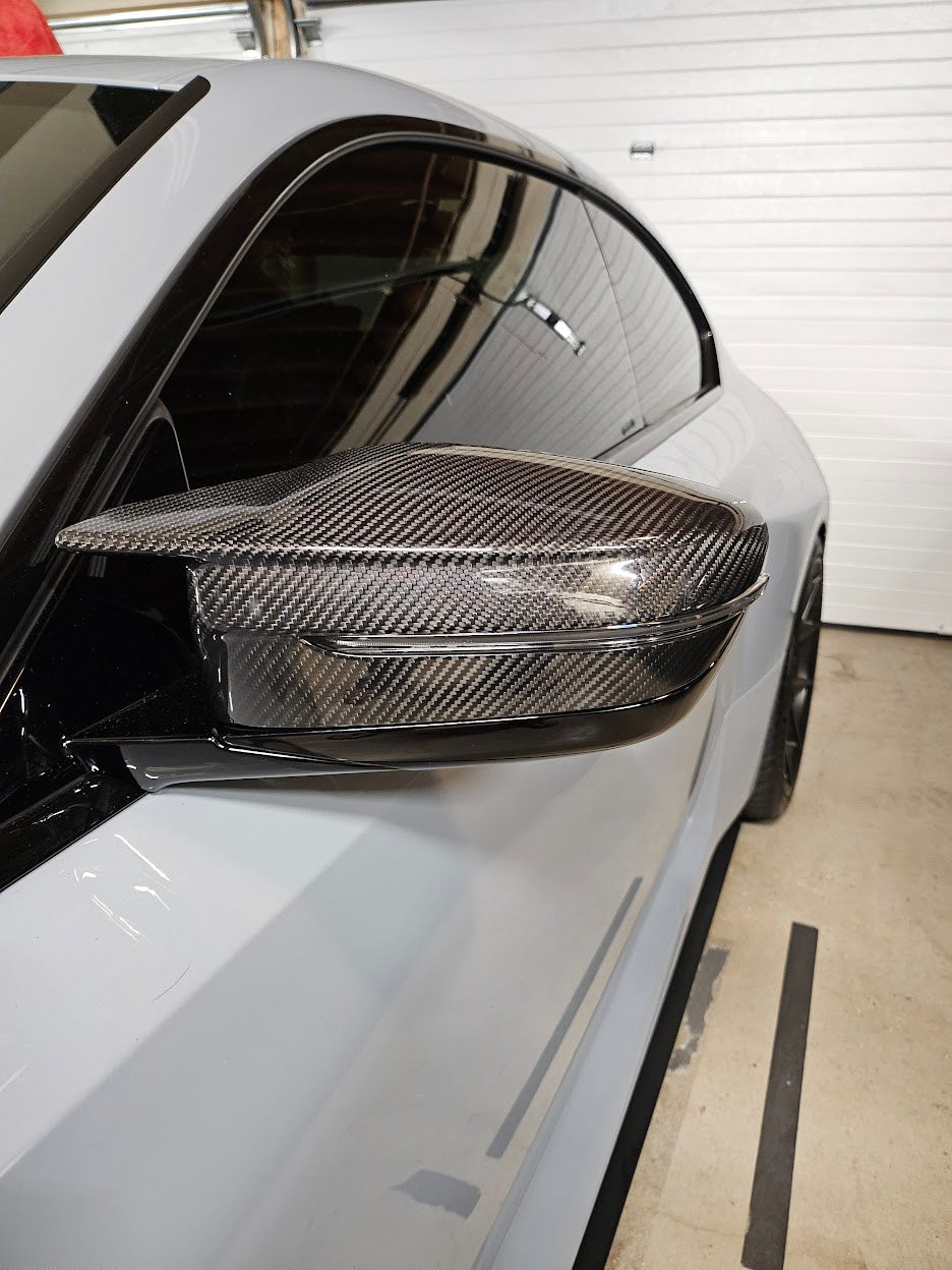 CARBON FIBER MIRROR CAP REPLACEMENTS - G80 M3 | G82 / G83 M4 | G87 M2