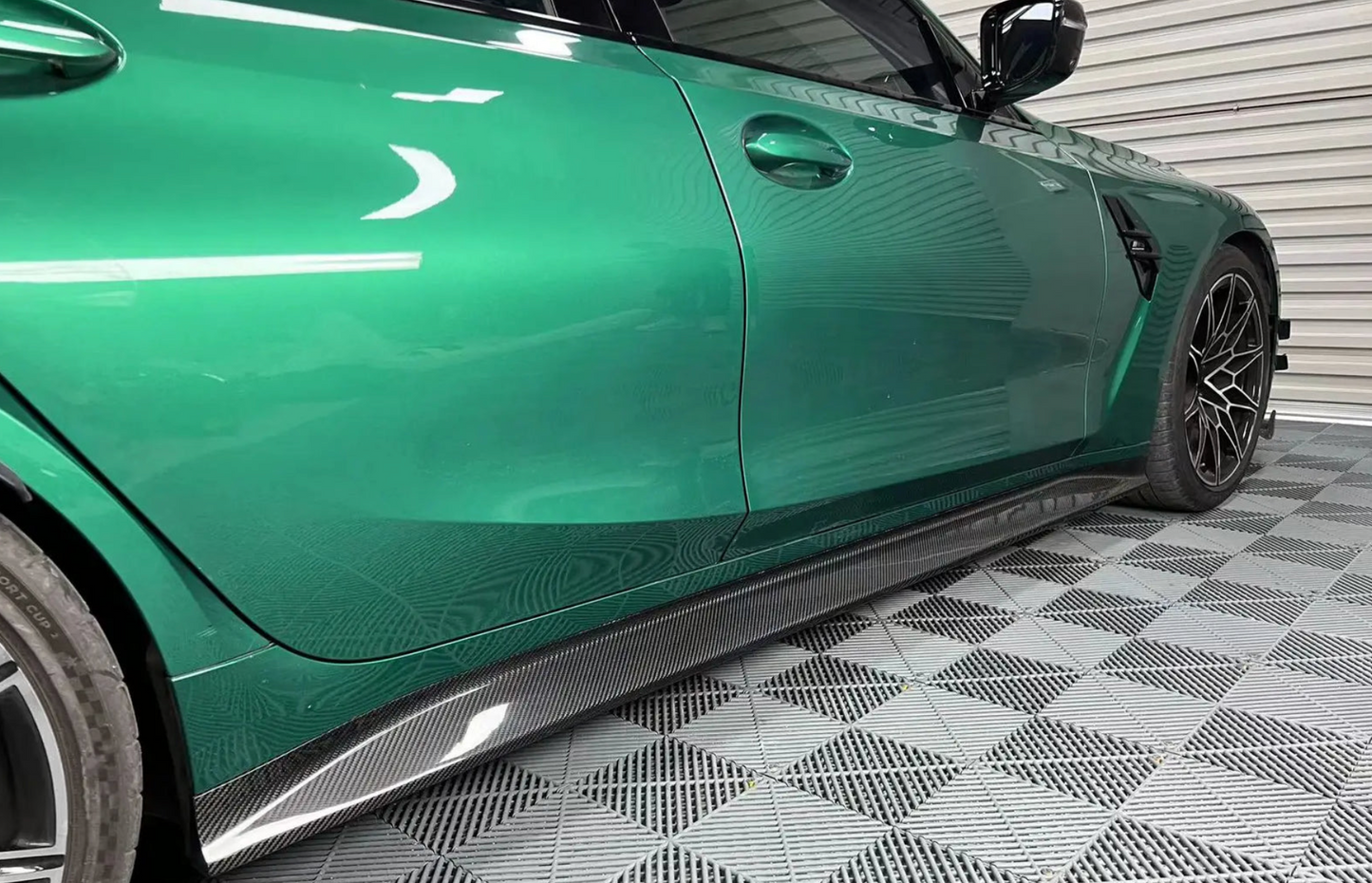BMW G80 G82 M3 M4 OEM STYLE DRY CARBON FIBER Side Skirt