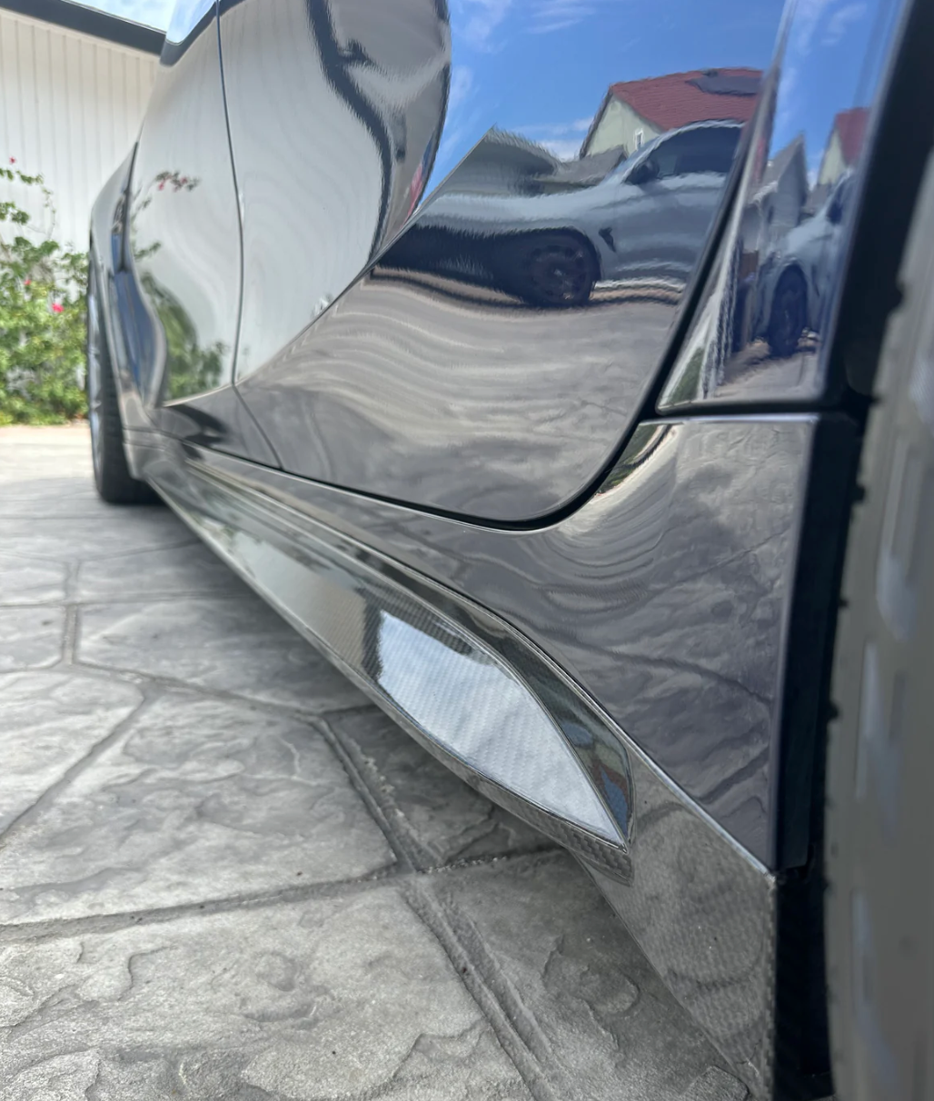 BMW G80 G82 M3 M4 OEM STYLE DRY CARBON FIBER Side Skirt