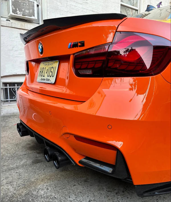 BMW F80 M3 / F30 3 Series M4 STYLE CARBON FIBRE REAR SPOILER