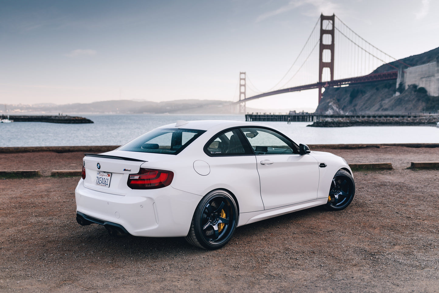 BMW F87 M2 F22 240i Carbon Fiber M Performance Style High Kick Spoiler