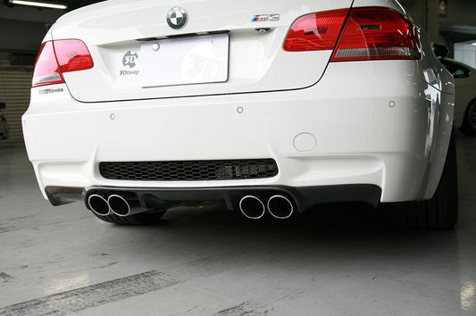 BMW E92 E93 M3 3D Style Carbon Fiber Rear Diffuser