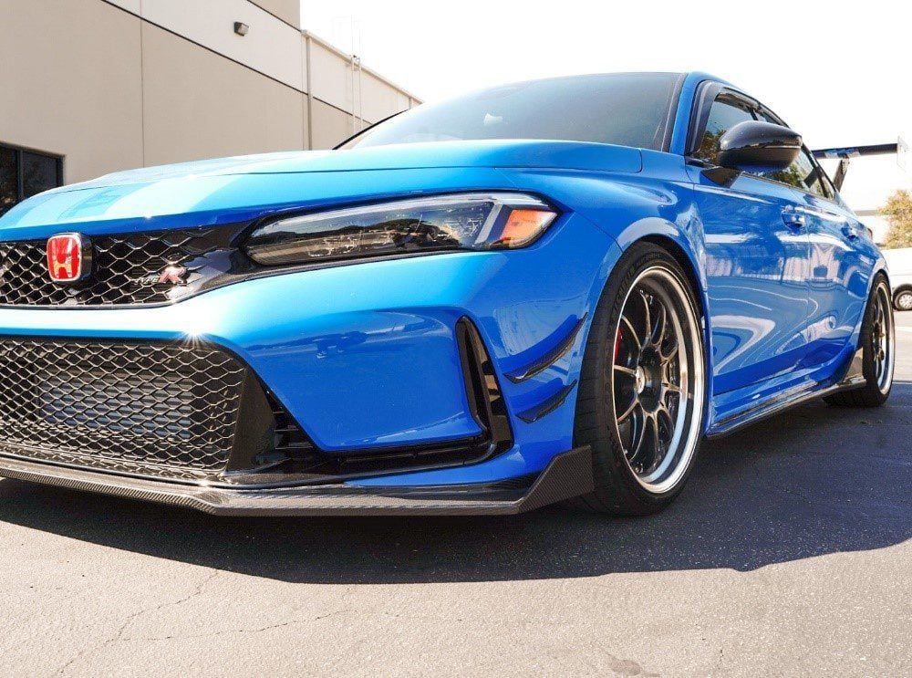 HONDA CIVIC TYPE-R APR STYLE CARBON FIBER FRONT BUMPER LIP SPLITTER