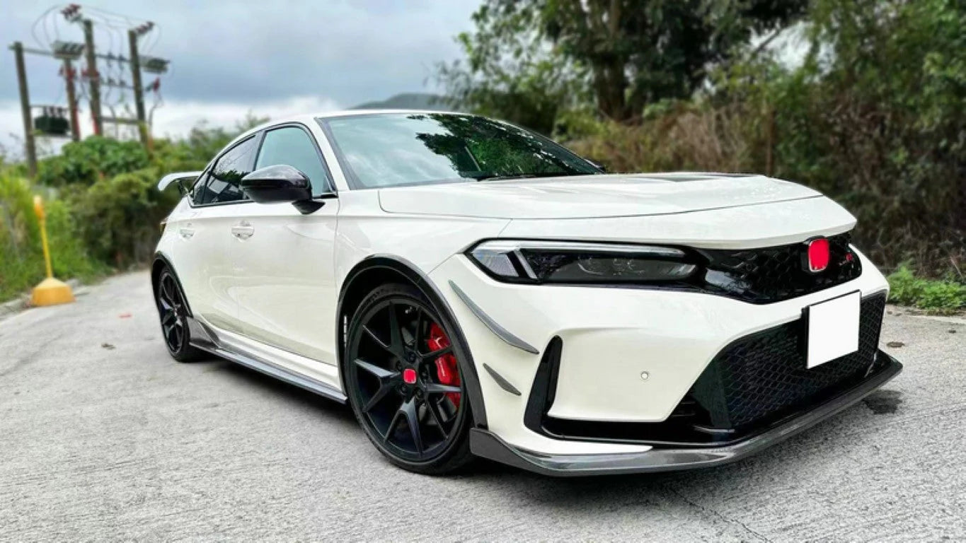 HONDA CIVIC TYPE-R APR STYLE CARBON FIBER FRONT BUMPER LIP SPLITTER