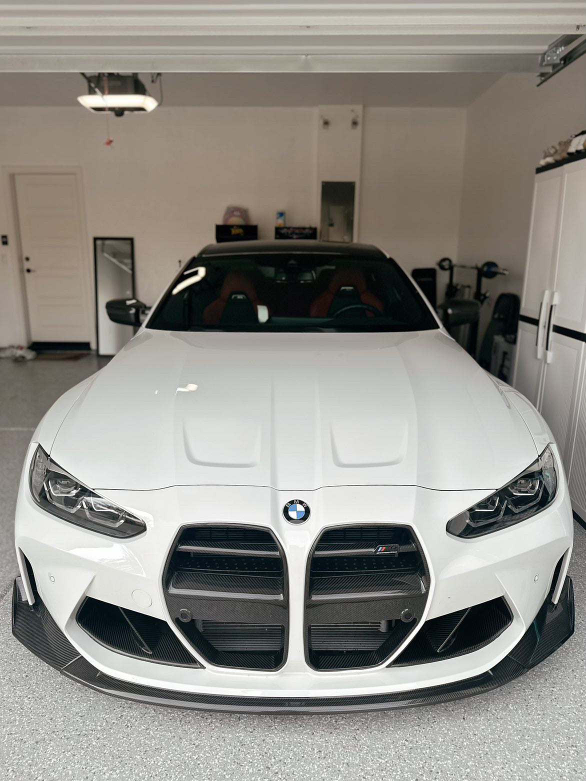 BMW G8X M3/M4 V STYLE CARBON FIBER FRONT GRILL REPLACEMENT - G80/G82/G83