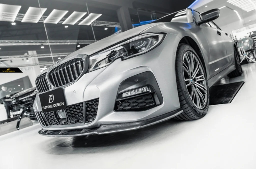 BMW G20 330i M340i Future Design STYLE CARBON FIBER Front Bumper 1 Piece Lip Kit