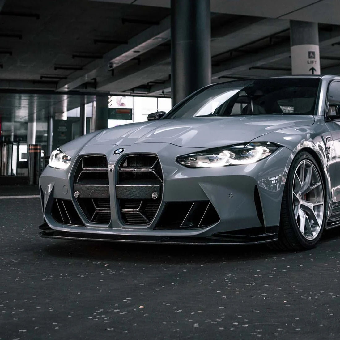 BMW G8X M3/M4 CSL CARBON FIBER FRONT GRILL REPLACEMENT - G80/G82/G83