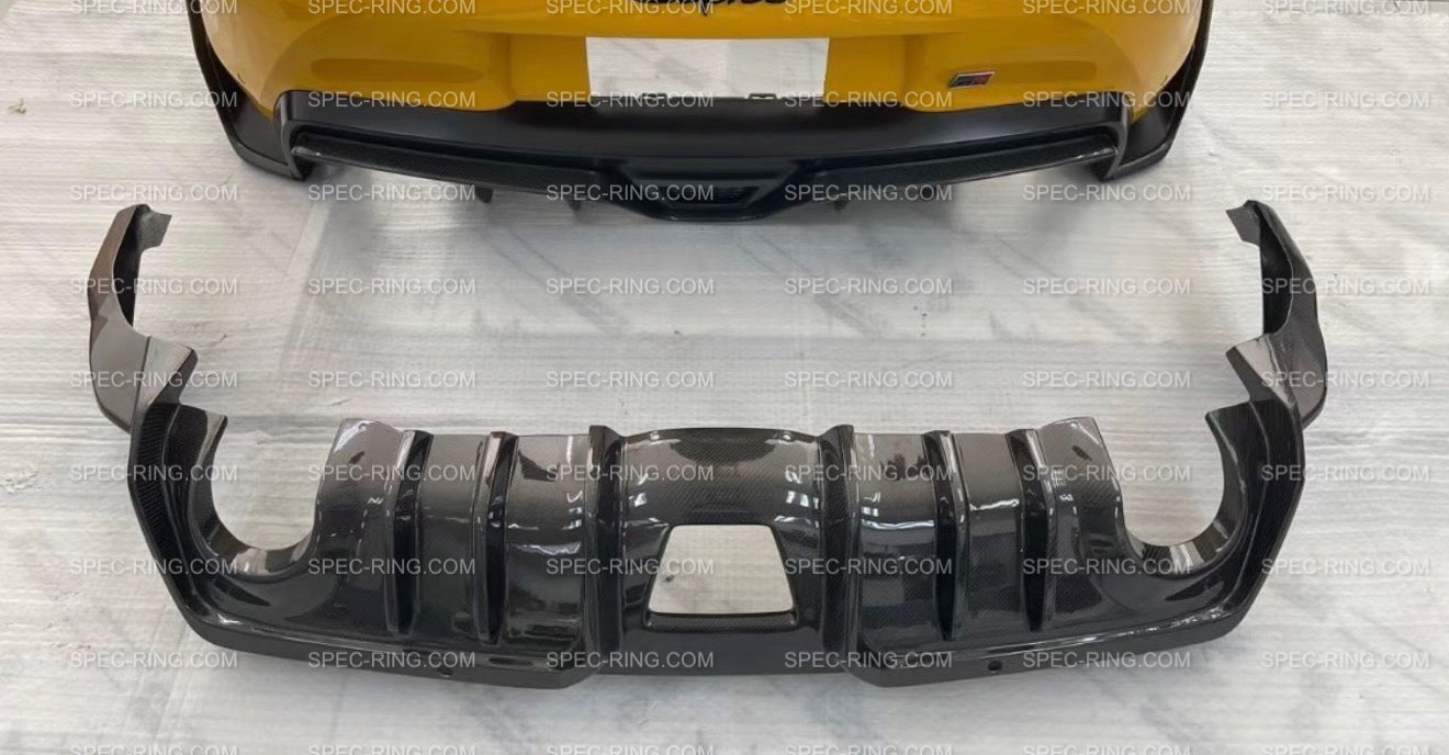 TOYOTA A90 A91 MK5 SUPRA AG STYLE CARBON FIBER Rear Bumper Diffuser