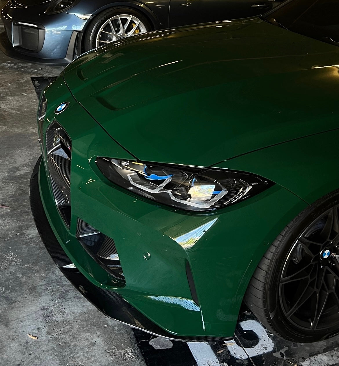 BMW G80 M3 G82 M4 MHC STYLE CARBON FIBER 1 Piece Front Lip