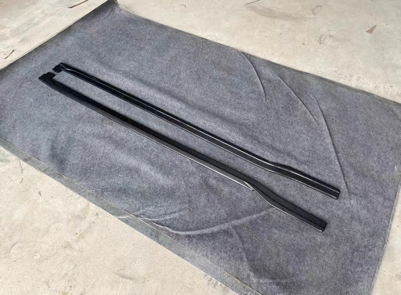 HONDA CIVIC TYPE-R FL5 MAXTON STYLE CARBON FIBER SIDE SKIRT SPLITTER