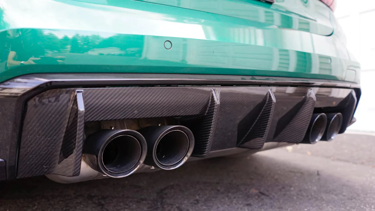 BMW G80 M3 G82 G83 M4 M Performance Carbon Rear Diffuser