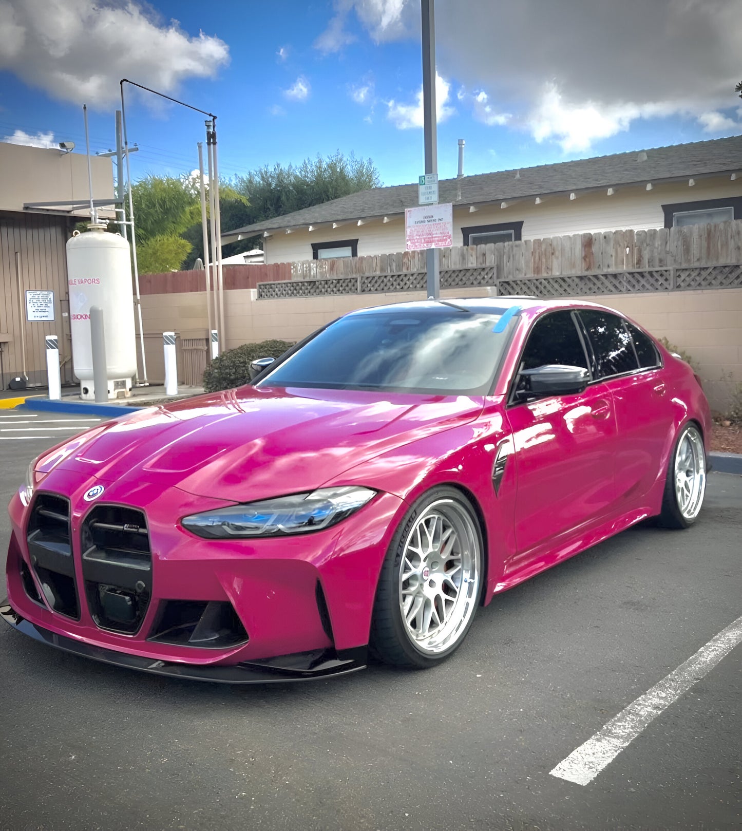 BMW G80 M3 G82 M4 MHC STYLE CARBON FIBER 1 Piece Front Lip