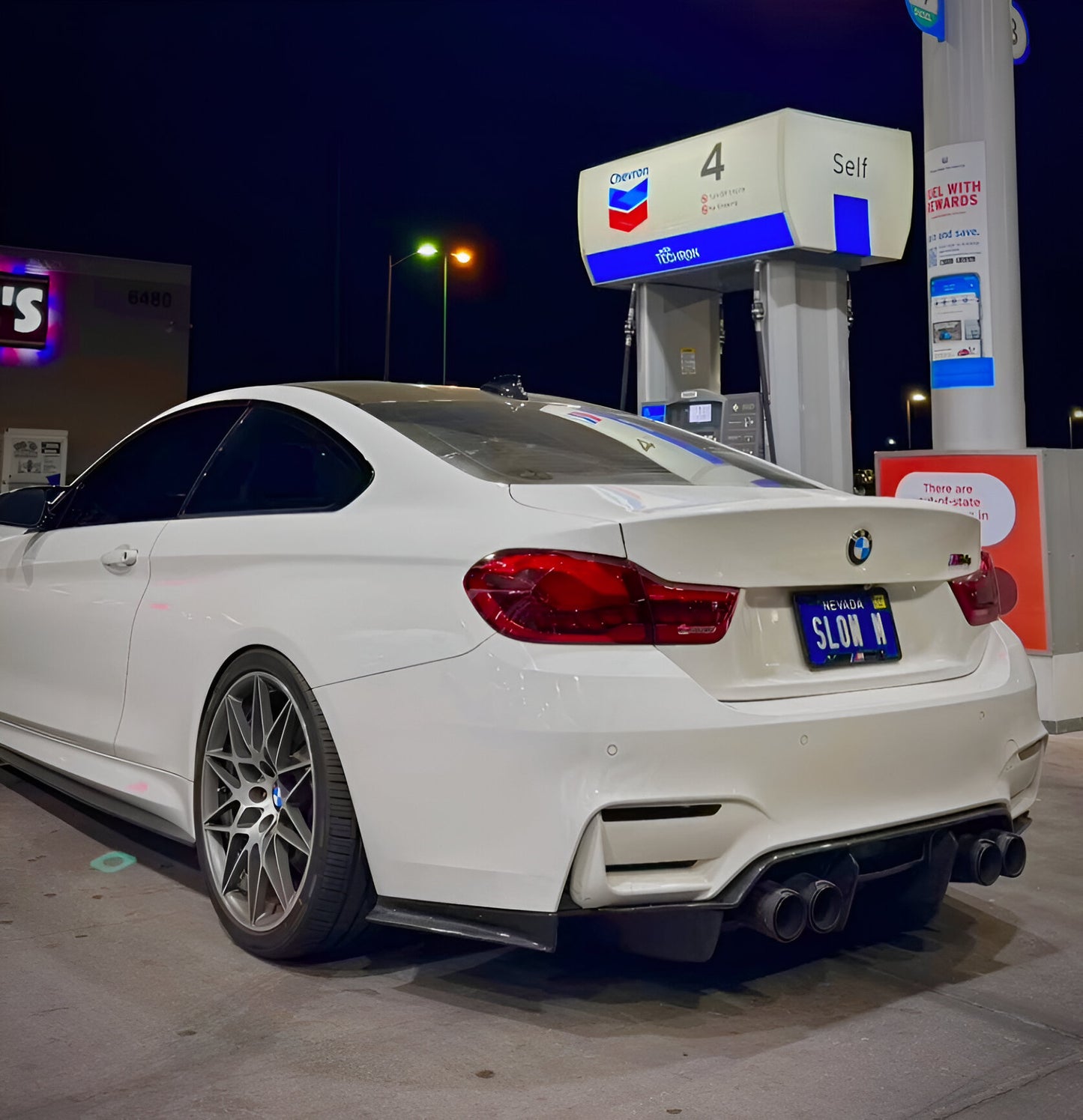 BMW F80 F82 M3 M4 PSM STYLE CARBON FIBER REAR DIFFUSER + REAR SPLITTER KIT
