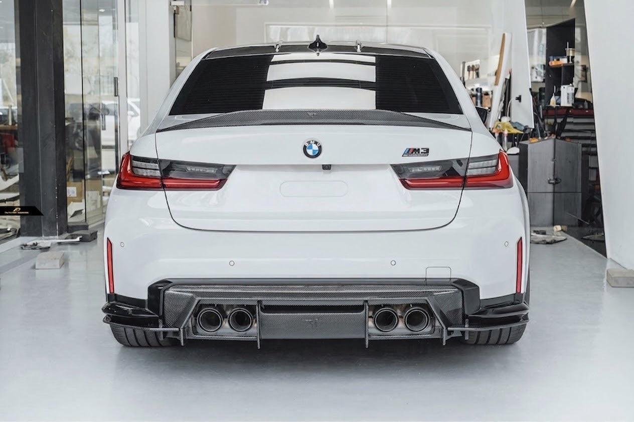 BMW G80 M3 G82 G83 M4 Future Design Style Dry Carbon Rear Diffuser