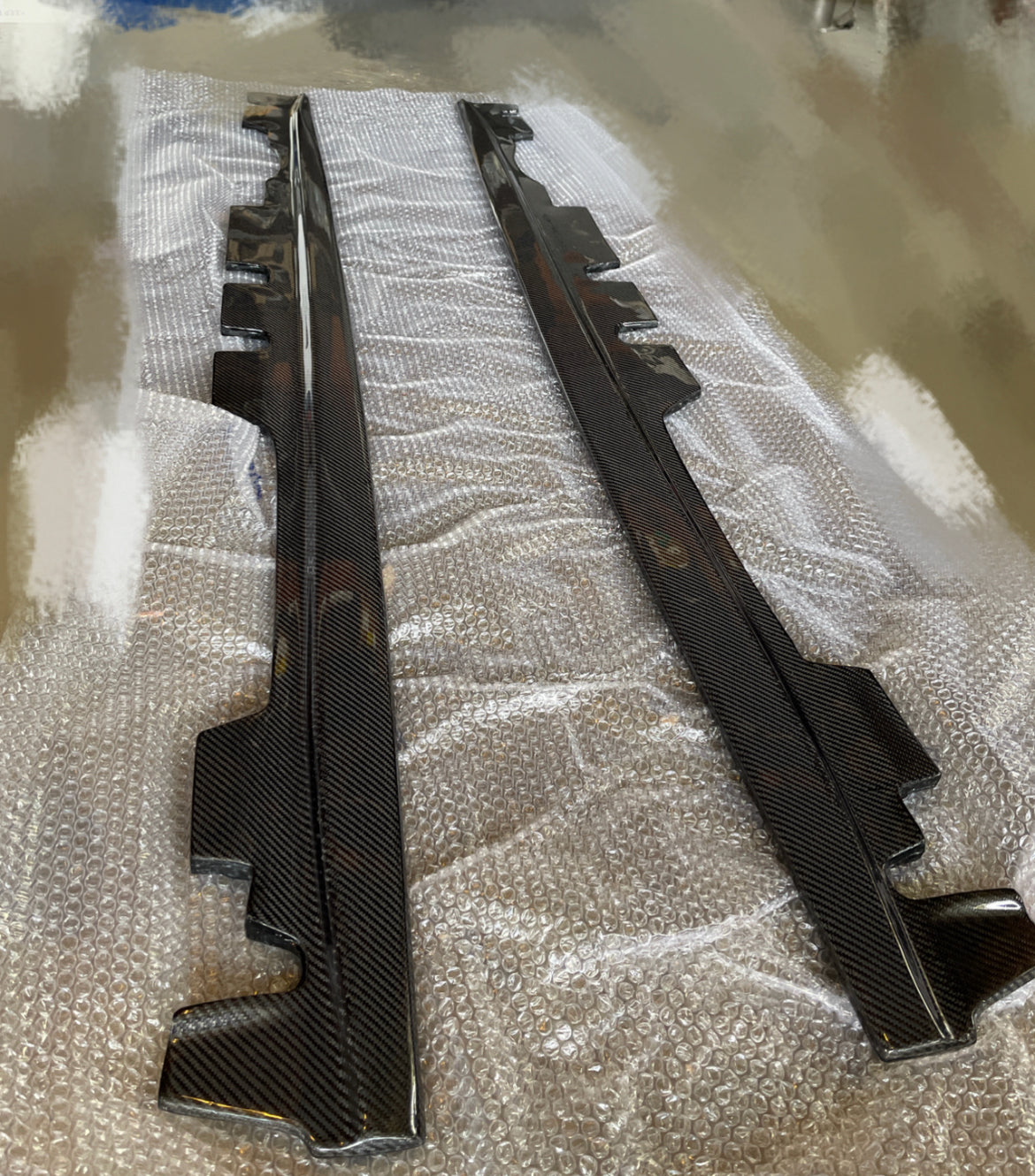 BMW E90 E92 E93 M3 M Performance Style Carbon Fiber Side Skirt