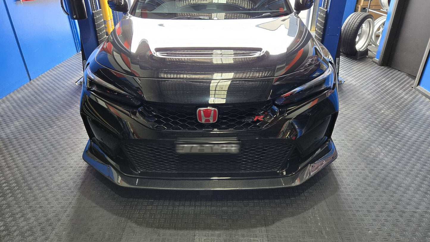 HONDA CIVIC TYPE-R VARIS STYLE CARBON FIBER FRONT BUMPER LIP SPLITTER