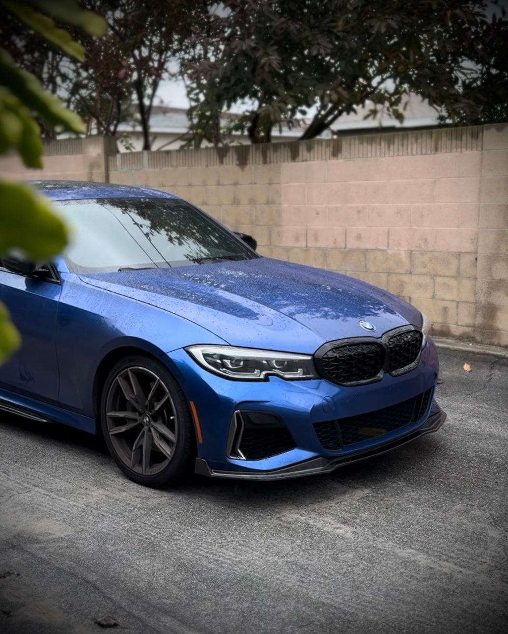 BMW G20 330i M340i M Performance STYLE CARBON FIBER Front Bumper Lip Kit