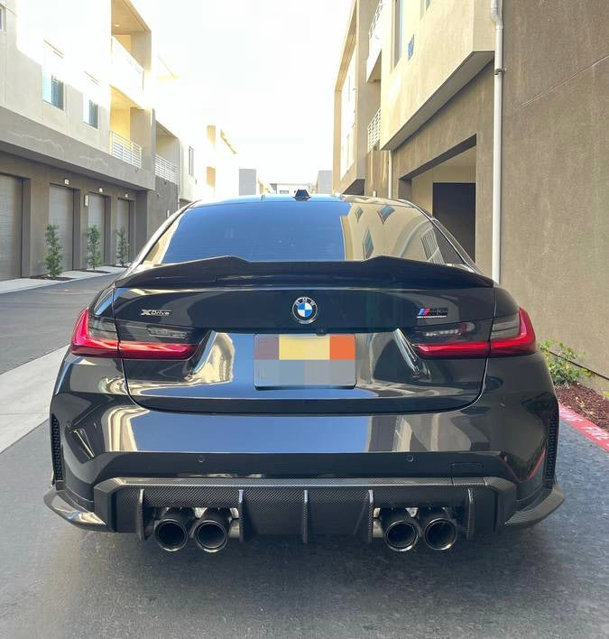 BMW G80 M3 G82 G83 M4 M Performance Carbon Rear Diffuser