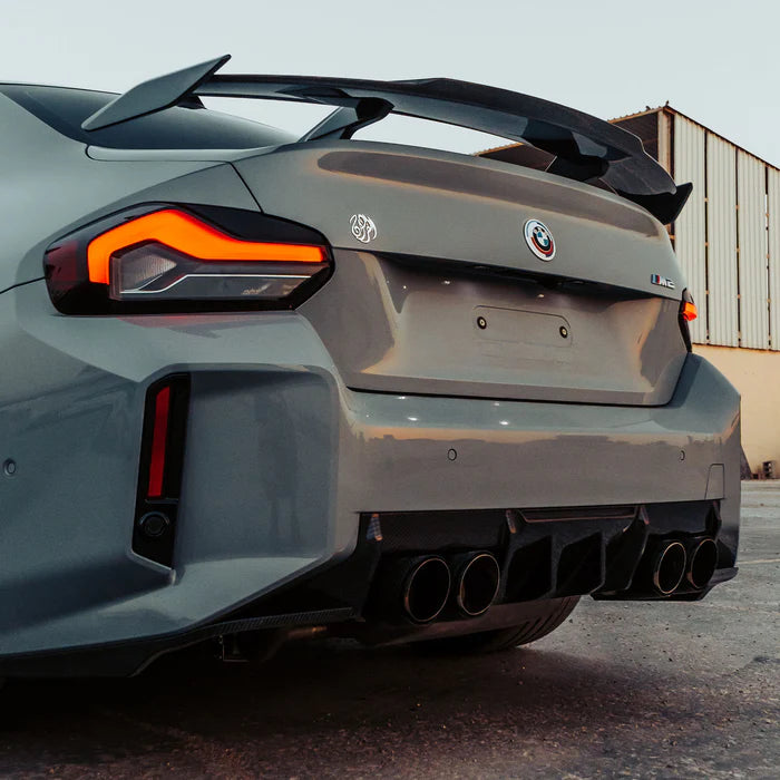 BMW G87 M2 R44 MHC Style Full Dry Carbon Rear Diffuser