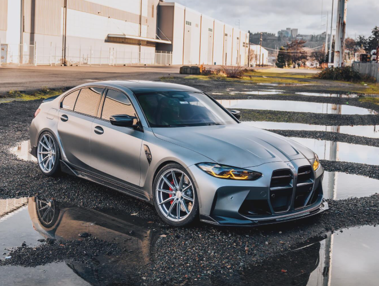 BMW G80 M3 G82 M4 V STYLE CARBON FIBER 1 Piece Front Lip