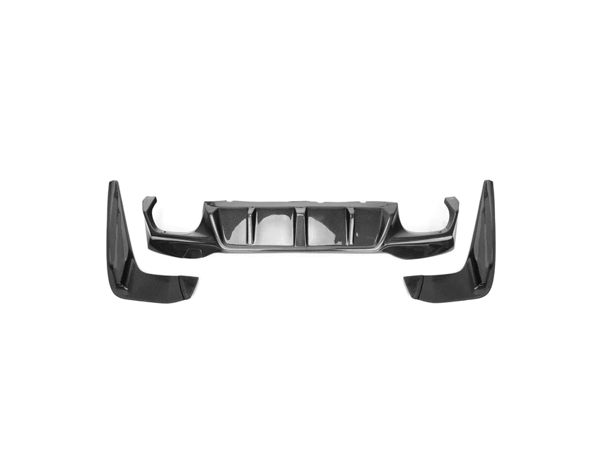 3D Style Carbon Fiber Rear Diffuser Fits For 2018-2023 BMW F90 M5