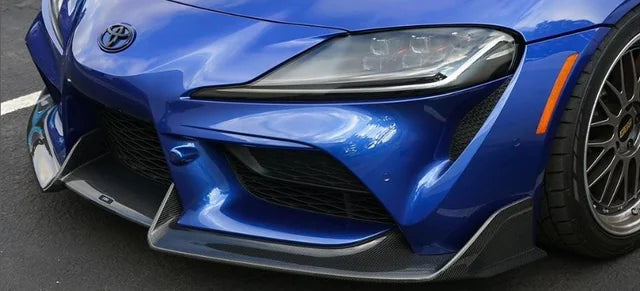 TOYOTA A90 A91 SUPRA ADRO STYLE CARBON FIBER Front Bumper Lip Kit