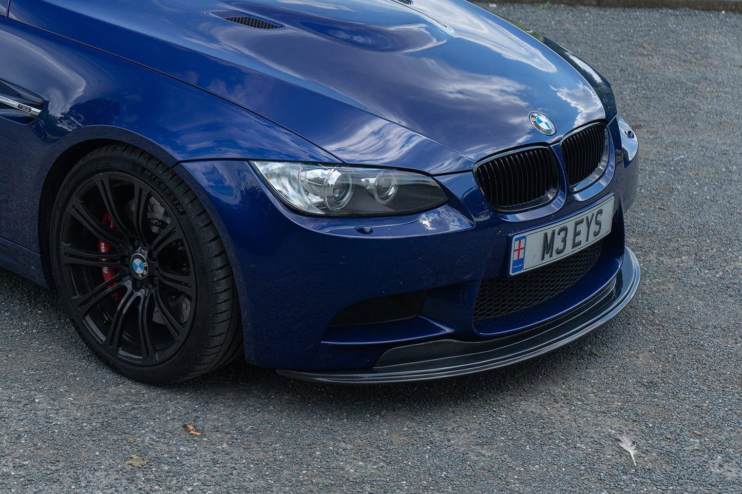 BMW E90 E92 E93 Pre-Drilled M3 GTS Style Carbon Fiber Front Lip