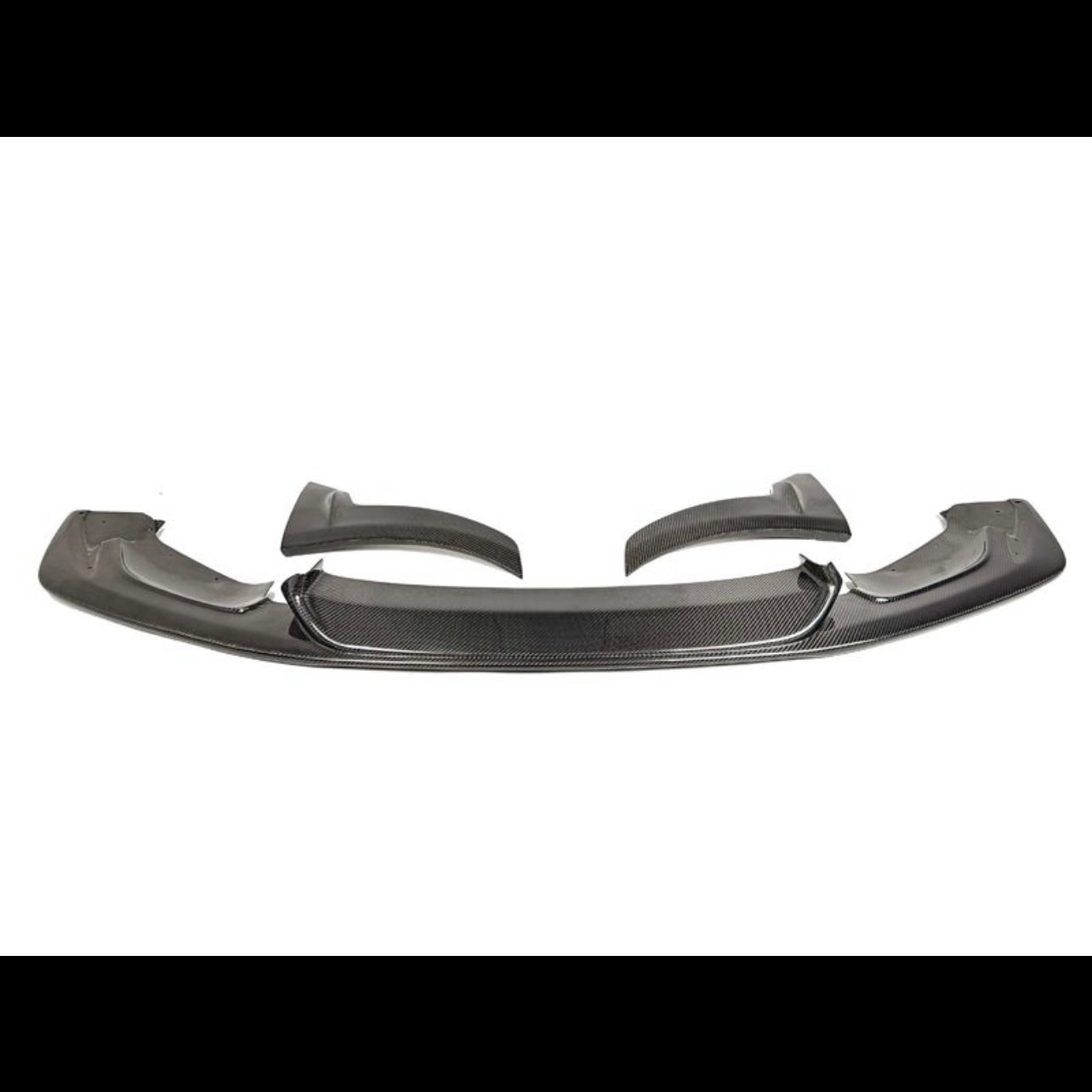 BMW F80 M3 F82 M4 LAPTORR STYLE CARBON FIBER Front Bumper Lip Kit