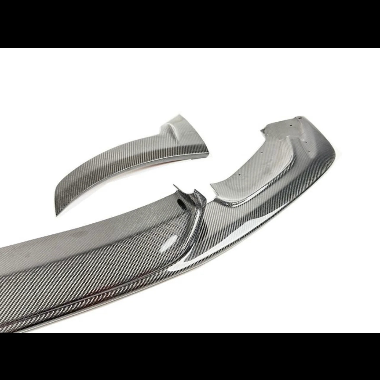 BMW F80 M3 F82 M4 LAPTORR STYLE CARBON FIBER Front Bumper Lip Kit