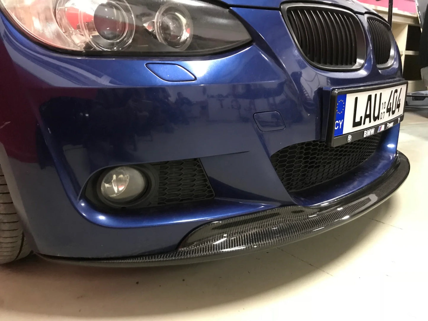 BMW E92 E93 PRE LCI M-Sport/M-Tech AK Style Full Carbon Fiber Front Lip