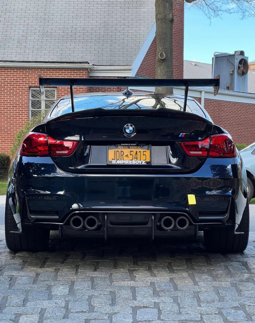 BMW F80 F82 M3 M4 PSM STYLE CARBON FIBER REAR DIFFUSER + REAR SPLITTER KIT
