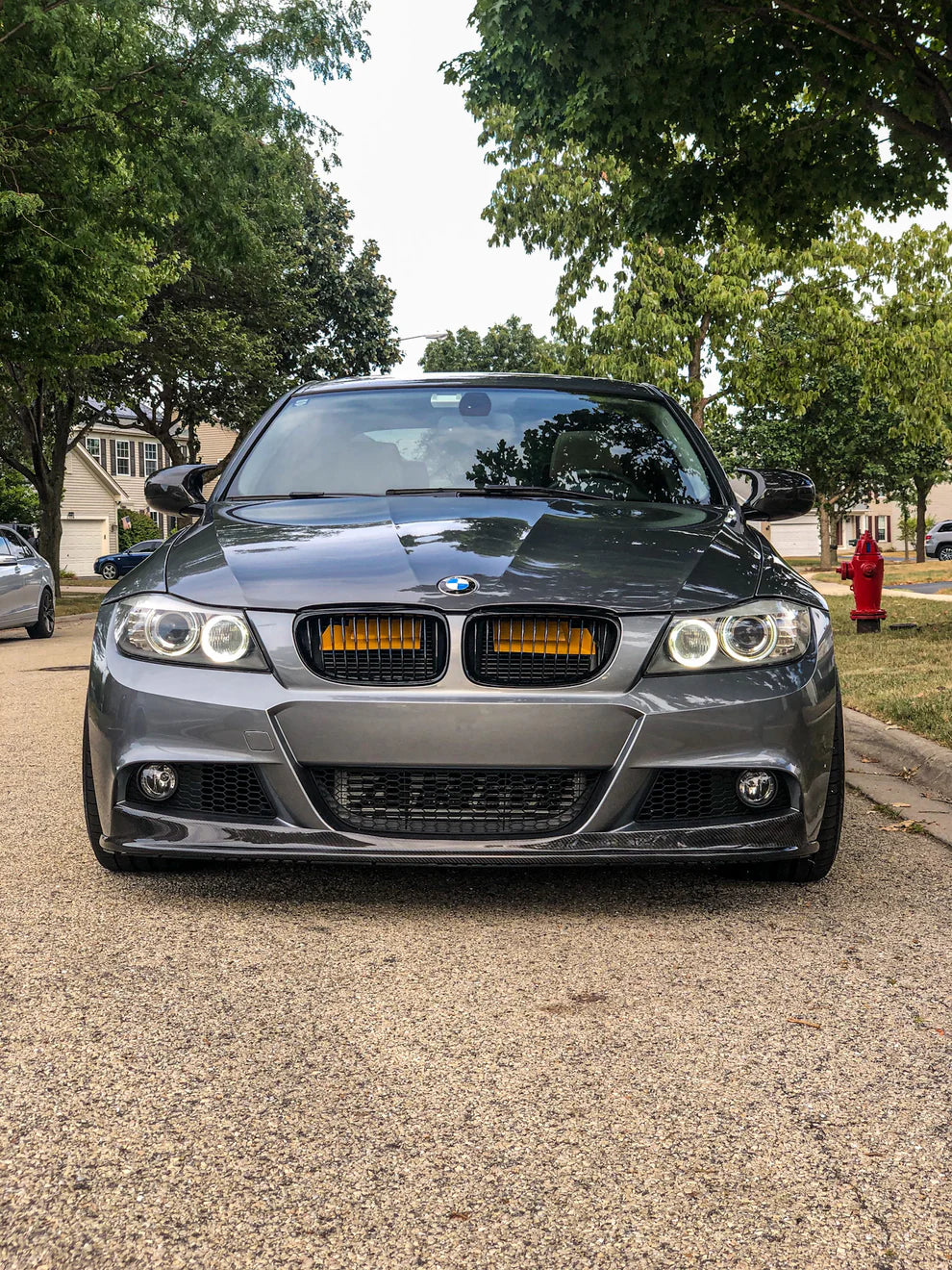 BMW E90 09+ LCI M-Sport/M-Tech AK Style Full Carbon Fiber Front Lip