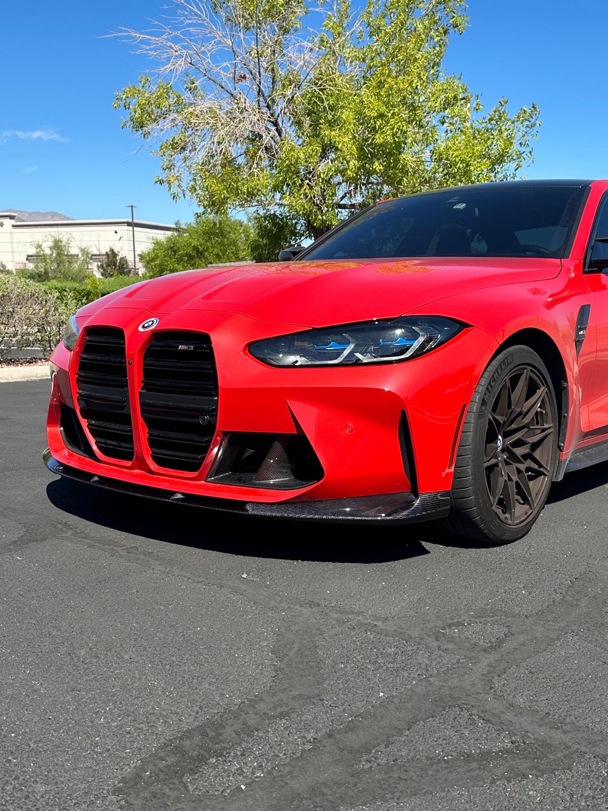 BMW G80 M3 G82 M4 3D STYLE CARBON FIBER 1 Piece Front Lip