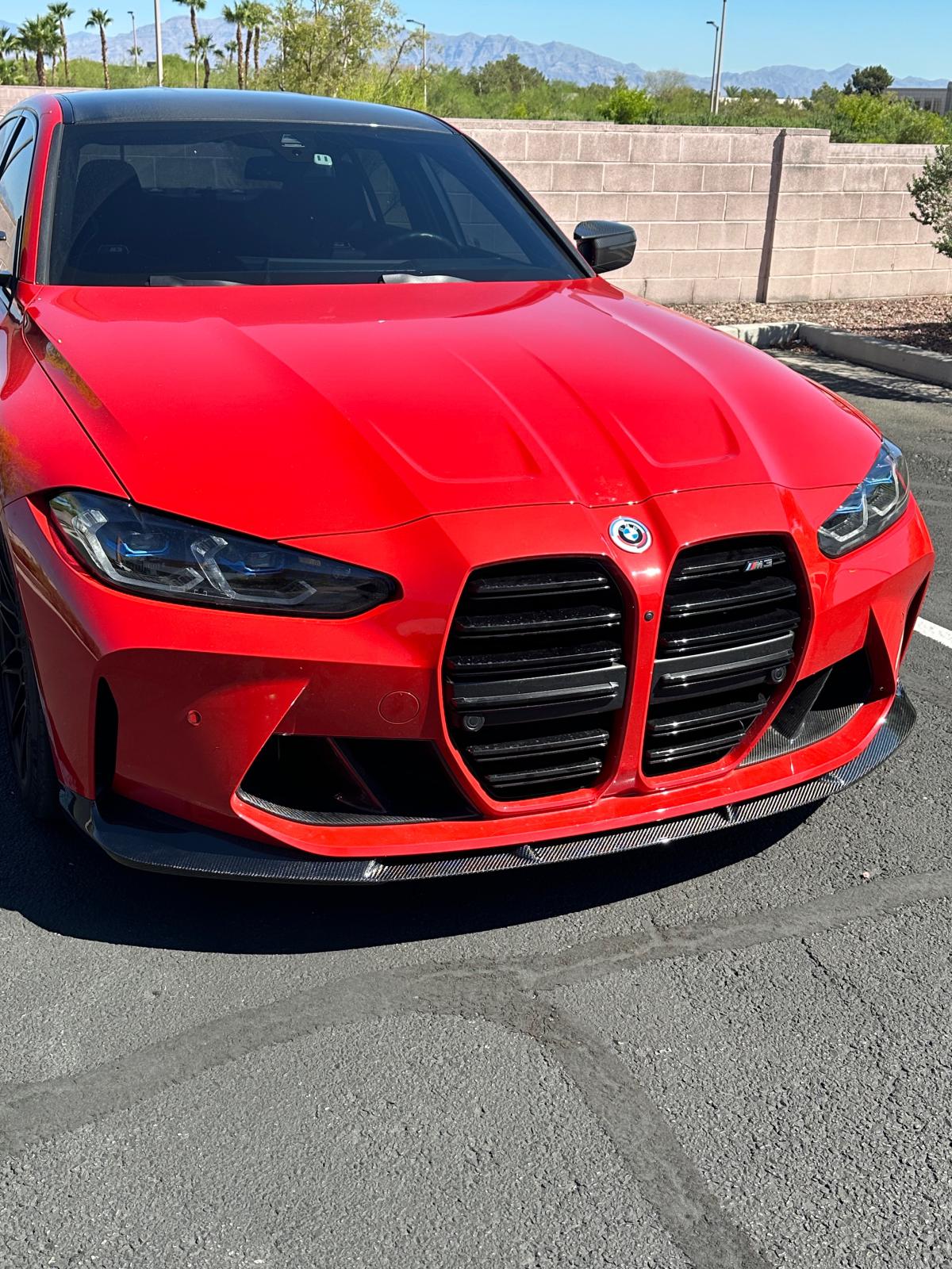 BMW G80 M3 G82 M4 3D STYLE CARBON FIBER 1 Piece Front Lip