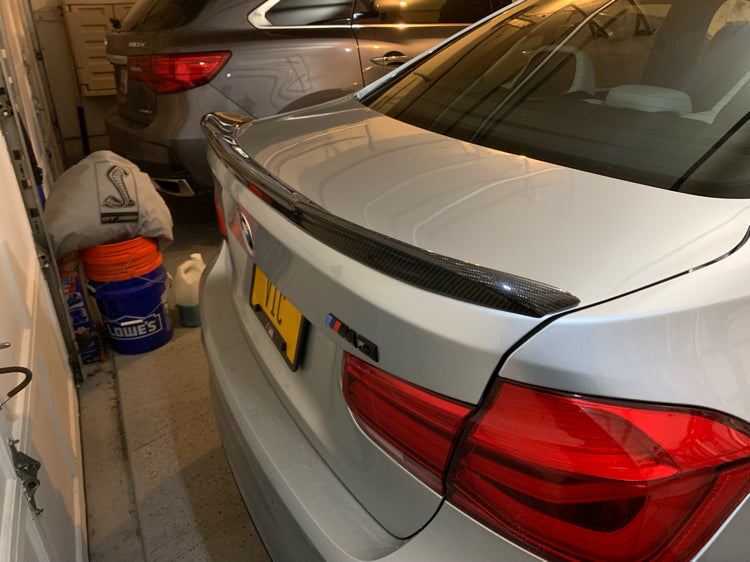 BMW F80 M3 / F30 3 Series CS STYLE CARBON FIBRE REAR SPOILER