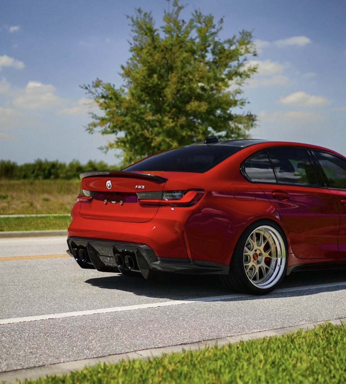 BMW G80 M3 G20 3-Series M Performance STYLE CARBON FIBRE REAR SPOILER