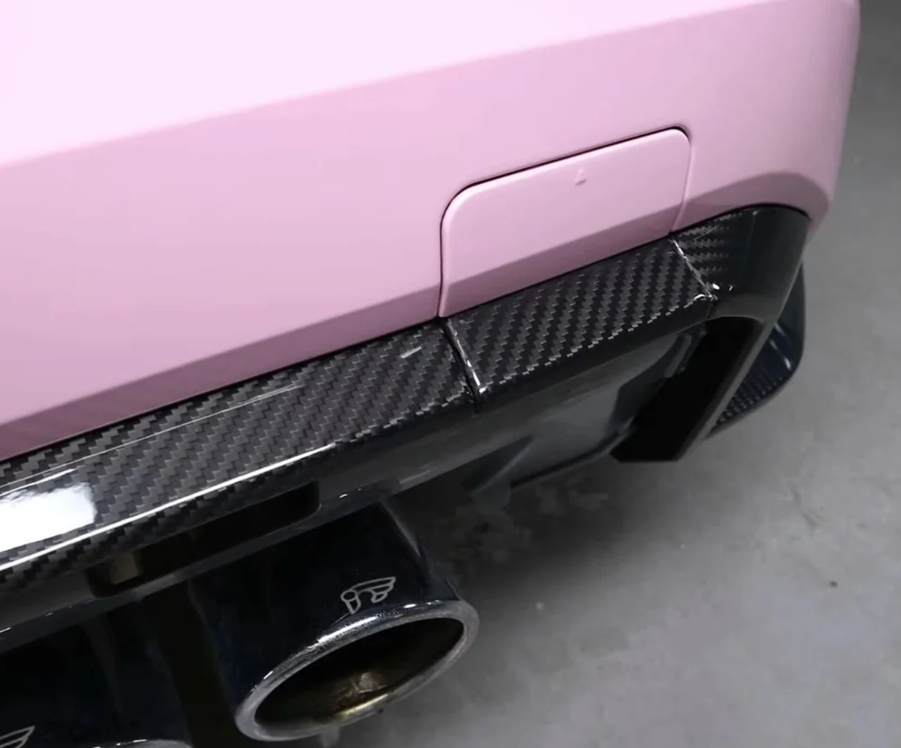 BMW G80 M3 G82 G83 M4 Dry Carbon Rear Diffuser Trim