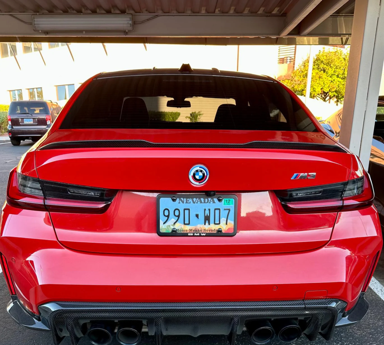 BMW G80 M3 G82 G83 M4 Dry Carbon Rear Diffuser Trim