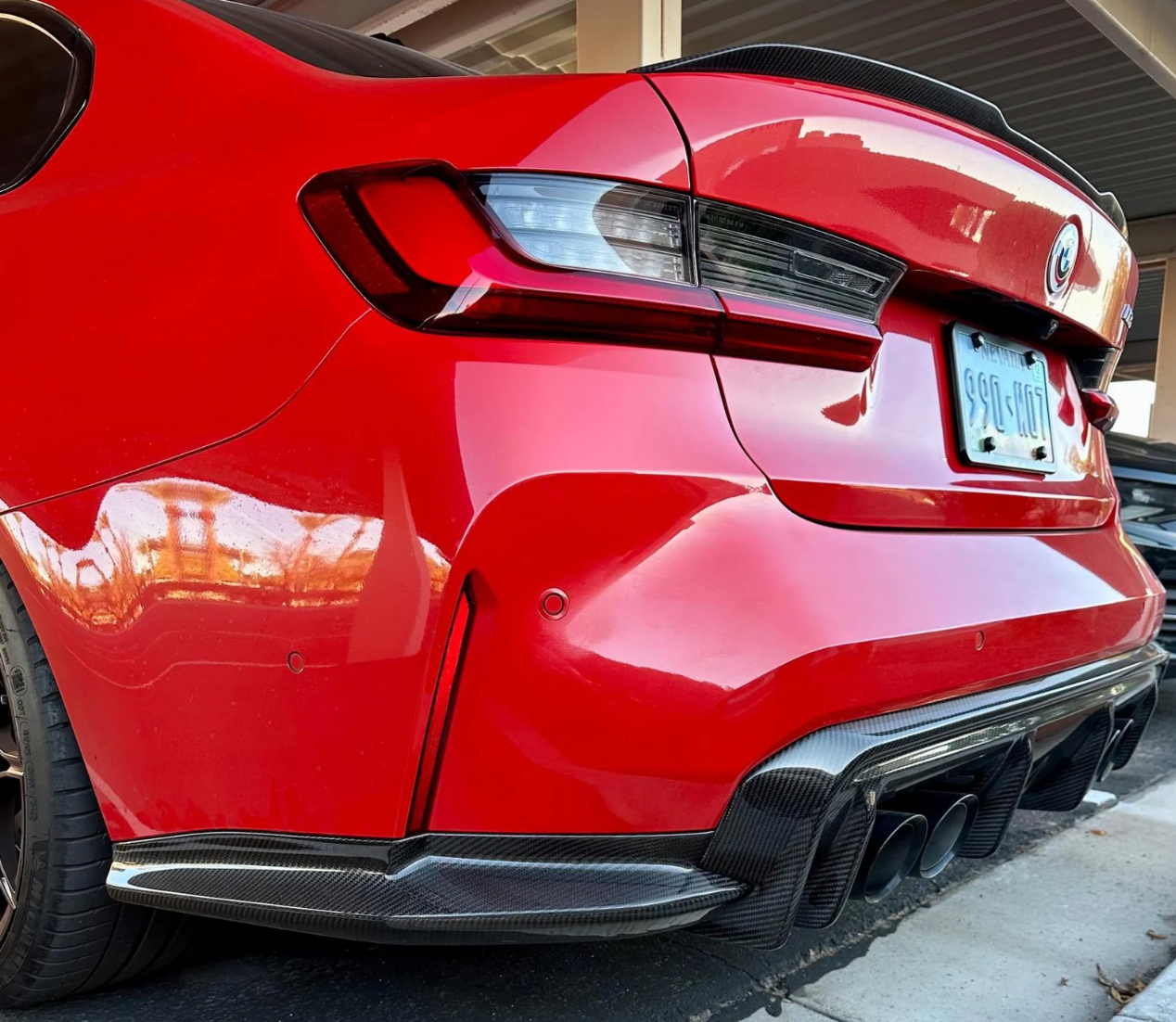 BMW G80 M3 G82 G83 M4 Dry Carbon Rear Diffuser Trim