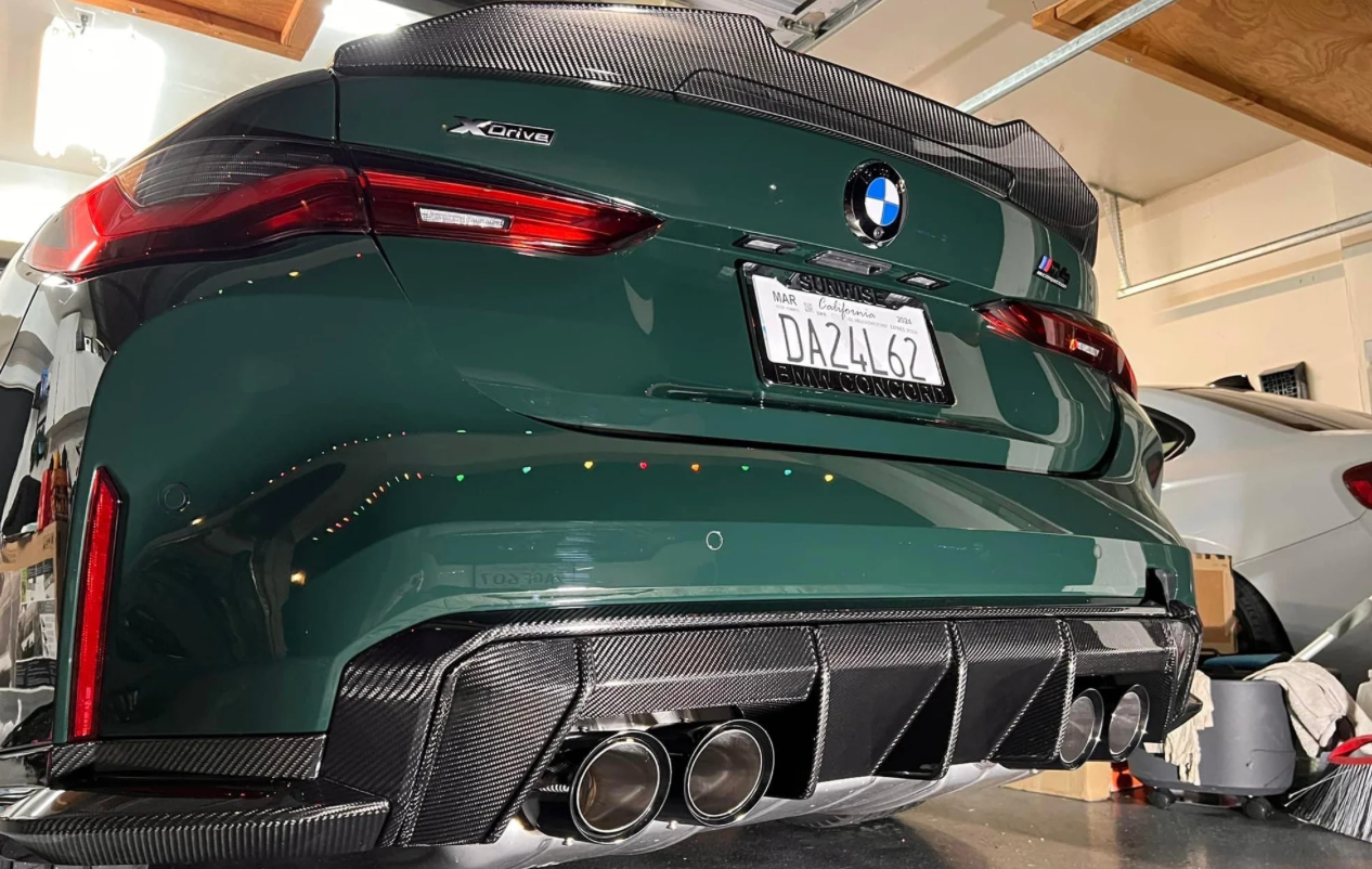 BMW G80 M3 G82 G83 M4 Dry Carbon Rear Diffuser Trim